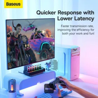 Baseus bezdrôtový bluetooth adaptér BA07 čierny Baseus bezdrôtový bluetooth adaptér BA07 čierny