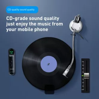 Baseus bluetoooth audio adaptér Qiyin čierny Baseus bluetoooth audio adaptér Qiyin čierny
