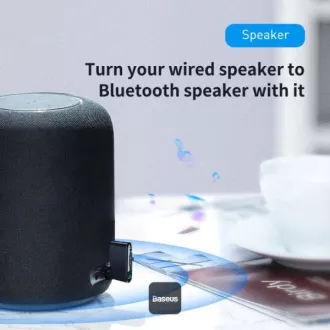 Baseus bluetoooth audio adaptér Qiyin čierny Baseus bluetoooth audio adaptér Qiyin čierny