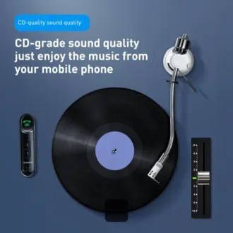 Baseus bluetoooth audio adaptér Qiyin čierny