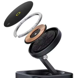 Baseus Nabíjacia stanica MagPro 7v1 s bezdrôtovým nabíjaním 15W cosmic black