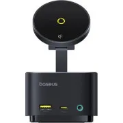 Baseus Nabíjacia stanica MagPro 7v1 s bezdrôtovým nabíjaním 15W cosmic black