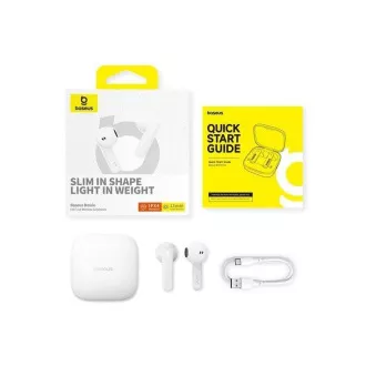 Baseus Bluetooth slúchadlá Bowie E16 biela