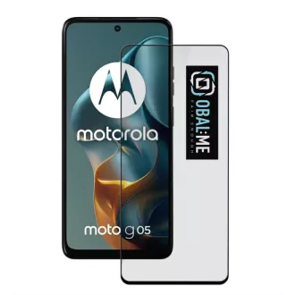 OBAL:ME 5D Tvrdené Sklo pre Motorola G05/E15 Black