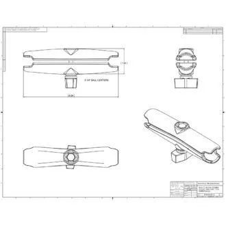 RAM Mounts rameno dlhé, kovové, pre 1" guľové čapy (celková dĺžka 152 mm)