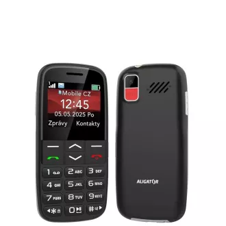 ALIGATOR A770 Senior čierny + stol.nab.