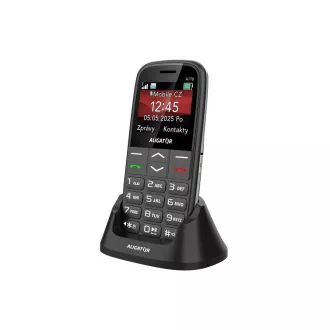 ALIGATOR A770 Senior čierny + stol.nab.