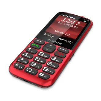 ALIGATOR A930 GPS Senior červený +st.nab. - Rozbalené
