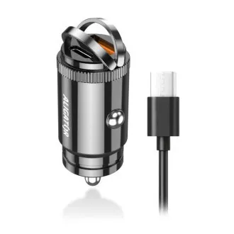 Aligator mini nabíjačka do auta Power Delivery 30W, USB-C + USB-A, USB-C/USB-C kábel Aligator mini nabíjačka do auta Power Delivery 30W, USB-C + USB-A, USB-C/USB-C kábel