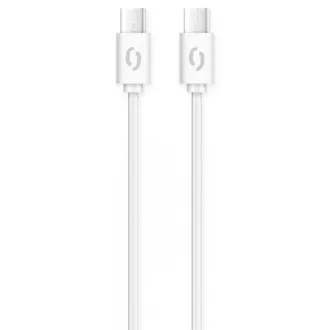 ALIGATOR Dátový kábel POWER 3A, USB-C/USB-C, biely ALIGATOR Dátový kábel POWER 3A, USB-C/USB-C, biely