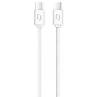 ALIGATOR Dátový kábel POWER 3A, USB-C/USB-C, biely