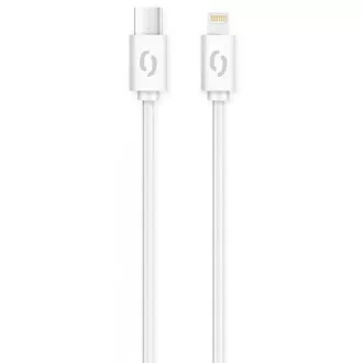 ALIGATOR Dátový kábel POWER 3A, USB-C/lightning biely