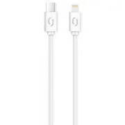 ALIGATOR Dátový kábel POWER 3A, USB-C/lightning biely