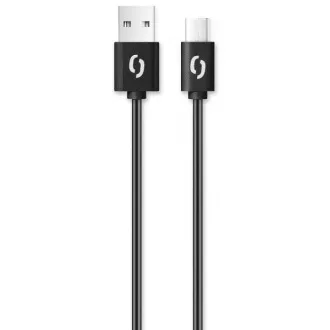 ALIGATOR Dátový kábel POWER 3A, USB-C 1m čierny