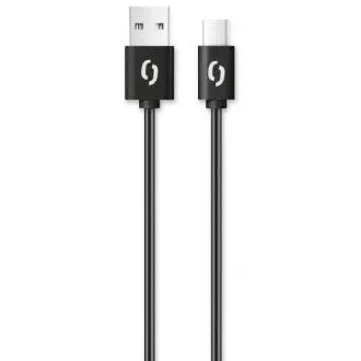 ALIGATOR Dátový kábel POWER 3A, USB-C 1m čierny ALIGATOR Dátový kábel POWER 3A, USB-C 1m čierny