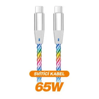 ALIGATOR Dátový kábel LIGHT 3A, 65W USB-C/USB-C 1,2m ALIGATOR Dátový kábel LIGHT 3A, 65W USB-C/USB-C 1,2m