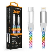 ALIGATOR Dátový kábel LIGHT 3A, 30W USB-C/Lightning 1,2m