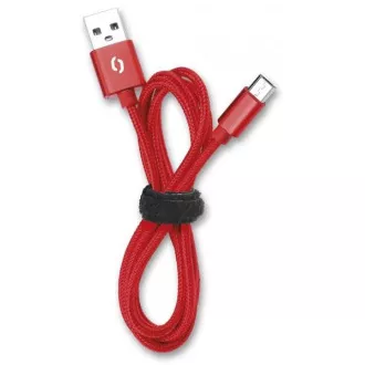 ALIGATOR PREMIUM Dátový kábel 2A, Lightning červený
