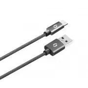 ALIGATOR PREMIUM 2A kábel, Micro USB 50cm, čierny