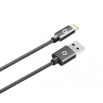 ALIGATOR PREMIUM 2A kábel, Lightning 50cm, čierny ALIGATOR PREMIUM 2A kábel, Lightning 50cm, čierny