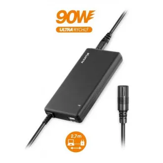 Univerzálny adaptér pre notebooky so 16 výmennými konektormi a USB, 90W Univerzálny adaptér pre notebooky so 16 výmennými konektormi a USB, 90W