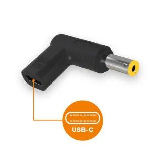 Aligator USB-C napájacia redukcia 5,5x2,5 mm pre notebooky Acer/Asus/HP/Lenovo/Toshiba Aligator USB-C napájacia redukcia 5,5x2,5 mm pre notebooky Acer/Asus/HP/Lenovo/Toshiba