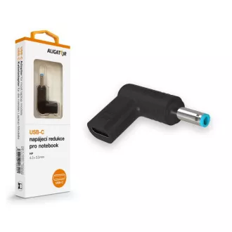 Aligator USB-C napájacia redukcia 4.5*3.0mm pre notebooky HP Aligator USB-C napájacia redukcia 4.5*3.0mm pre notebooky HP