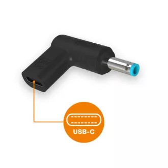 Aligator USB-C napájacia redukcia 4.5*3.0mm pre notebooky HP Aligator USB-C napájacia redukcia 4.5*3.0mm pre notebooky HP