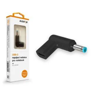 Aligator USB-C napájacia redukcia 4.5*3.0mm pre notebooky HP Aligator USB-C napájacia redukcia 4.5*3.0mm pre notebooky HP