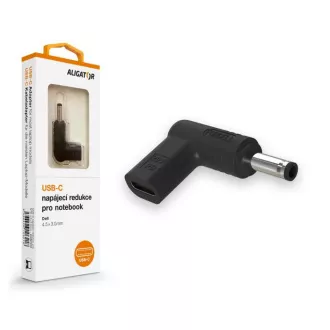 Aligator USB-C napájacia redukcia 4,5 x 3,0 mm pre notebooky Dell Aligator USB-C napájacia redukcia 4,5 x 3,0 mm pre notebooky Dell