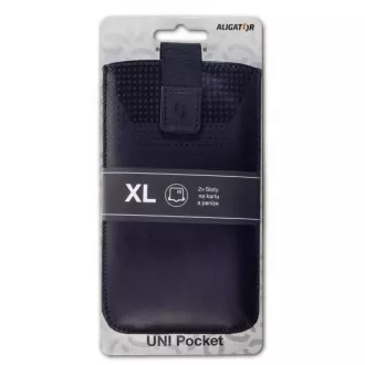 ALIGATOR Puzdro UNI-POCKET, vel.XL(158*93) čierna ALIGATOR Puzdro UNI-POCKET, vel.XL(158*93) čierna