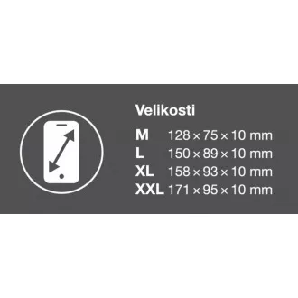 ALIGATOR Puzdro UNI-POCKET, vel.XL(158*93) čierna ALIGATOR Puzdro UNI-POCKET, vel.XL(158*93) čierna