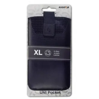 ALIGATOR Puzdro UNI-POCKET, vel.XL(158*93) čierna ALIGATOR Puzdro UNI-POCKET, vel.XL(158*93) čierna