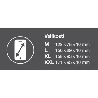 ALIGATOR Puzdro UNI-POCKET, vel.XL(158*93) čierna ALIGATOR Puzdro UNI-POCKET, vel.XL(158*93) čierna