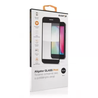 ALIGATOR PRINT Ochranné tvrdené sklo, Samsung A33 5G, čierna, celoplošné lepenie