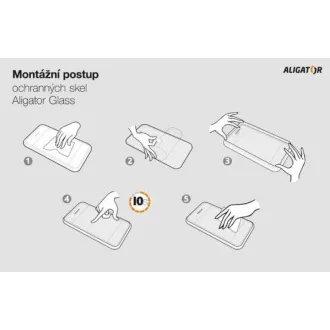 Aligator ochranné tvrdené sklo GLASS PRINT, Xiaomi Redmi A2, čierna, celoplošné lepenie Aligator ochranné tvrdené sklo GLASS PRINT, Xiaomi Redmi A2, čierna, celoplošné lepenie