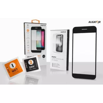 Aligator ochranné tvrdené sklo GLASS PRINT, Xiaomi Redmi A2, čierna, celoplošné lepenie Aligator ochranné tvrdené sklo GLASS PRINT, Xiaomi Redmi A2, čierna, celoplošné lepenie