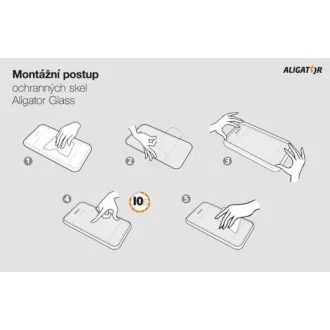 Aligator tvrdené sklo GLASS PRINT Motorola Moto E13