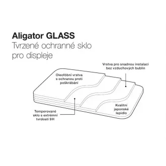 Aligator tvrdené sklo GLASS Aligator RX850