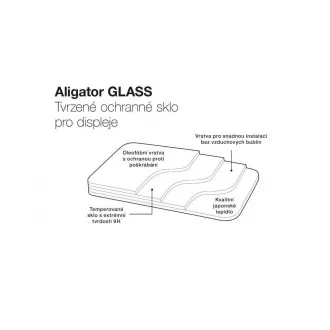 Aligator sklo GLASS S8000, originálne Aligator sklo GLASS S8000, originálne