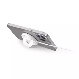 ALIGATOR bezdrôtová nabíjačka ALIGATOR Mag-Pad, určené pre MagSafe, 15W, biela