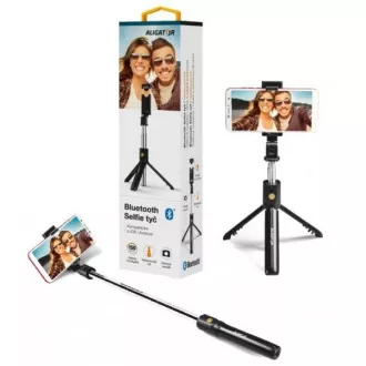 Bluetooth selfie tyč ALIGATOR HA12, čierna Bluetooth selfie tyč ALIGATOR HA12, čierna