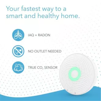 AirThings Wave plus - senzor kvality ovzdušia, radónu, vlhkosti, teploty, VOC, CO2 a tlaku