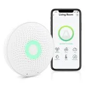 AirThings Wave plus - senzor kvality ovzdušia, radónu, vlhkosti, teploty, VOC, CO2 a tlaku