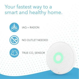 AirThings Wave plus - senzor kvality ovzdušia, radónu, vlhkosti, teploty, VOC, CO2 a tlaku AirThings Wave plus - senzor kvality ovzdušia, radónu, vlhkosti, teploty, VOC, CO2 a tlaku