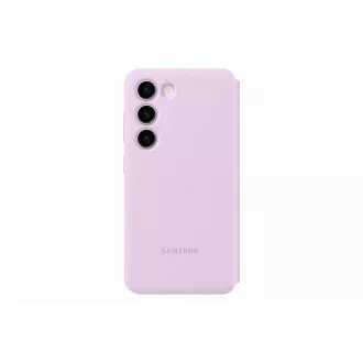 Samsung Flipové púzdro Smart View pre Samsung Galaxy S23+ Lilac - Rozbalené