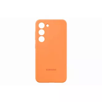 Samsung Silikónový zadný kryt pre Samsung Galaxy S23+ Orange