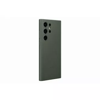 Samsung Kožený zadný kryt pre Samsung Galaxy S23 Ultra Green