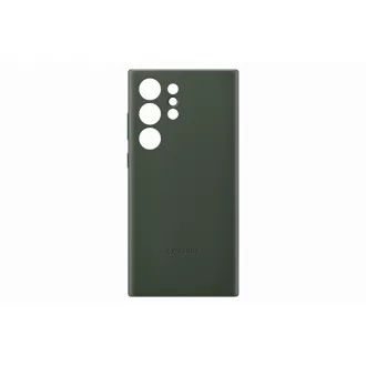Samsung Kožený zadný kryt pre Samsung Galaxy S23 Ultra Green