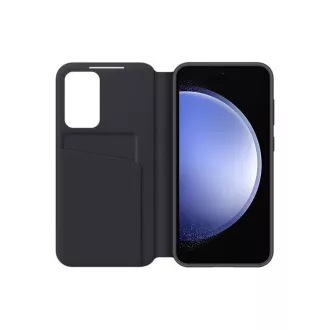 Samsung Flipové púzdro Smart View pre Samsung Galaxy S23 FE Black - Rozbalené Samsung Flipové púzdro Smart View pre Samsung Galaxy S23 FE Black - Rozbalené